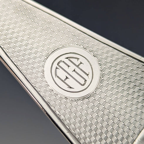 1930 年英國復古純銀鞋拔和鈕扣掛鉤 Mappin 和 Webb